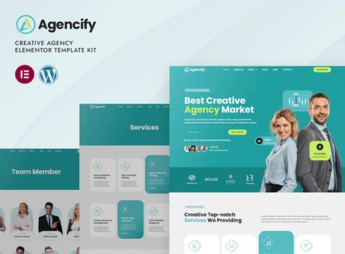 Agencify – Creative Agency Elementor Pro Template Kit