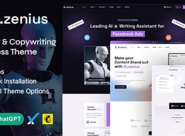 Ai Zenius – AI Writer & Copywriting WordPress Theme