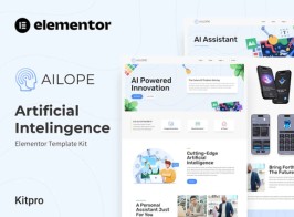 Ailope – Artificial Intelligence Elementor Template Kit
