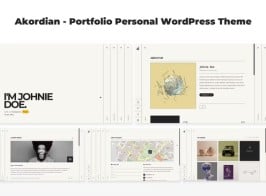 Akordian – Portfolio Personal WordPress Theme