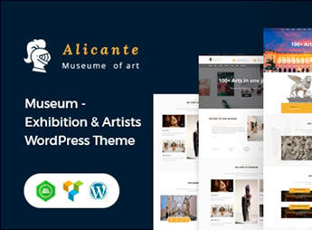 Alicante – Museum & Exhibition WordPress Theme