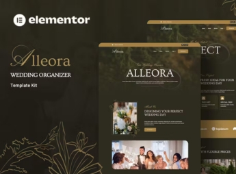 Alleora – Wedding Organizer Elementor Template Kit
