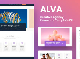 Alva – Creative Agency Elementor Template Kit
