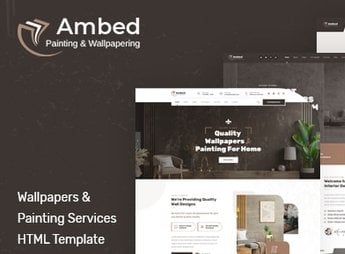 Ambed – Wallpapers & Painting Services HTML Template