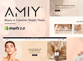 Amiy – Beauty & Cosmetics Shopify Theme