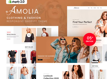 Amolia – Clothing & Fashion Shopify Theme
