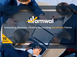 Amwal – Consulting Finance WordPress Theme