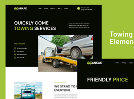 Ankak – Towing Services Elementor Pro Template Kit