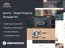Aports – Single Property Elementor Template Kit