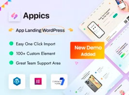 Appics – App Landing Page WordPress Theme