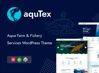 Aqutex – Aqua Farm & Fishery Services WordPress Theme + RTL