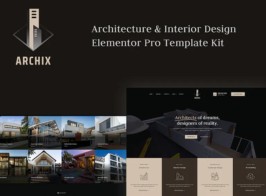 Archix – Architecture & Interior Design Elementor Pro Template Kit