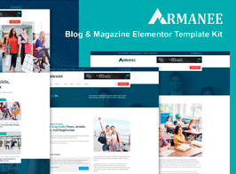 Armanee – Blog And Magazine Elementor Template Kit
