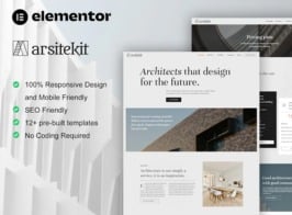 Arsitekit – Architecture & Construction Elementor Pro Template Kit