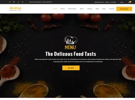 Artica : Restaurant WordPress theme