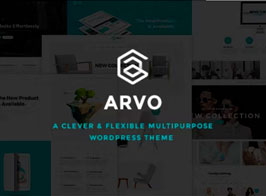 Arvo – A Clever & Flexible Multipurpose WordPress Theme