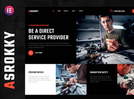 Asrokky – Smartphone Repair Shop Elementor Template Kit
