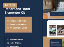 Asteria – Resort & Hotel Elementor Template Kit