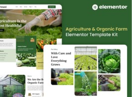 Atani – Agriculture & Organic Farm Elementor Template Kit