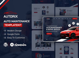 Autorix – Auto Maintenance Elementor Template Kit