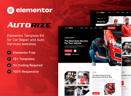 Autorize – Car Repair & Auto Services Elementor Template Kit