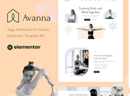 Avanna – Yoga, Meditation & Fitness Elementor Template Kit