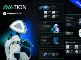 Avation – Robotics & Artificial Intelligence Elementor Template Kit