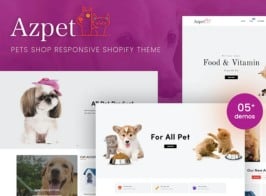 Azpet – Pet Food Shop Responsive Shopify Theme
