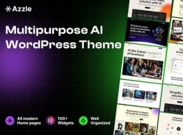 Azzle – SaaS & Tech Startup Elementor WordPress Theme