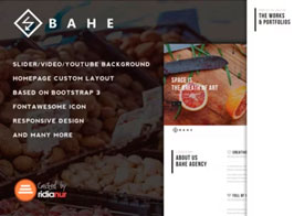 Bahe – Responsive One Page Portfolio Theme