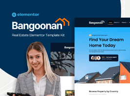 Bangoonan – Real Estate & Property Elementor Template Kit