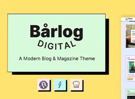 Barlog – A Modern Blog & Magazine Theme