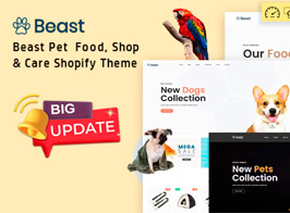 Beast – Pet Shop, Food, Ecommerce & Store Shopify Theme