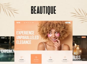 Beautique — Luxury Salon & Barbershop WordPress Theme