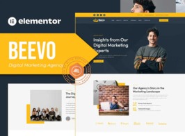 Beevo – Digital Marketing Agency Elementor Template Kit