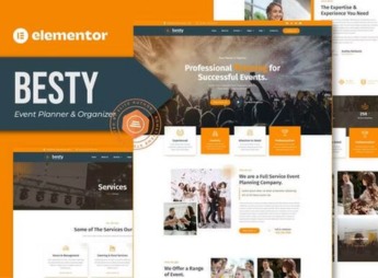Evenizer – Event Planner & Organizer Elementor Template Kit