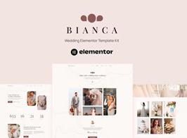 Bianca – Wedding Elementor Template Kit