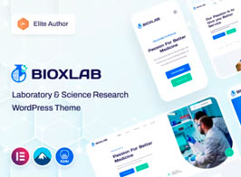 Bioxlab – Laboratory & Science Research WordPress Theme