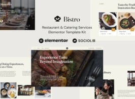 Bistro – Restaurant & Catering Services Elementor Template Kit