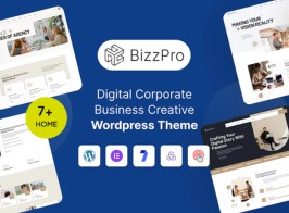 Bizzpro – Digital Corporate Business Creative WordPress Theme Multipurpose