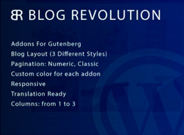 Blog Revolution for Gutenberg WordPress Plugin