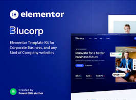 Blucorp – Corporate Business Elementor Template Kit