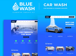 Bluewash – Car Washing & Cleaning Services Template Kit