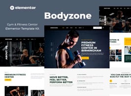 Bodyzone – Gym and Fitness Center Elementor Template Kit