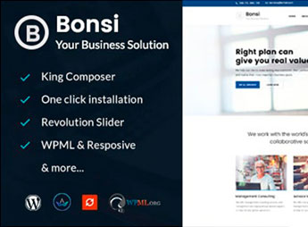 Bonsi – Business Consulting WordPress Theme