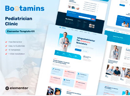 Bootamins – Pediatrician Clinic Template Kit