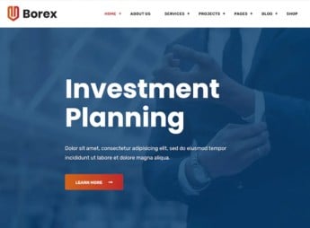 Borex – Business & Finance WordPress Theme