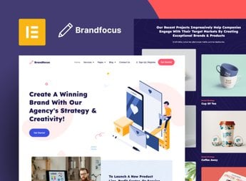 Brandfocus – Branding Agency Elementor Template Kit