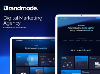 Brandmode – Digital Marketing Agency Elementor Template Kit