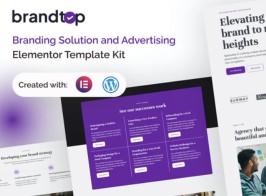 Brandtop – Branding Solution & Advertising Elementor Template Kit